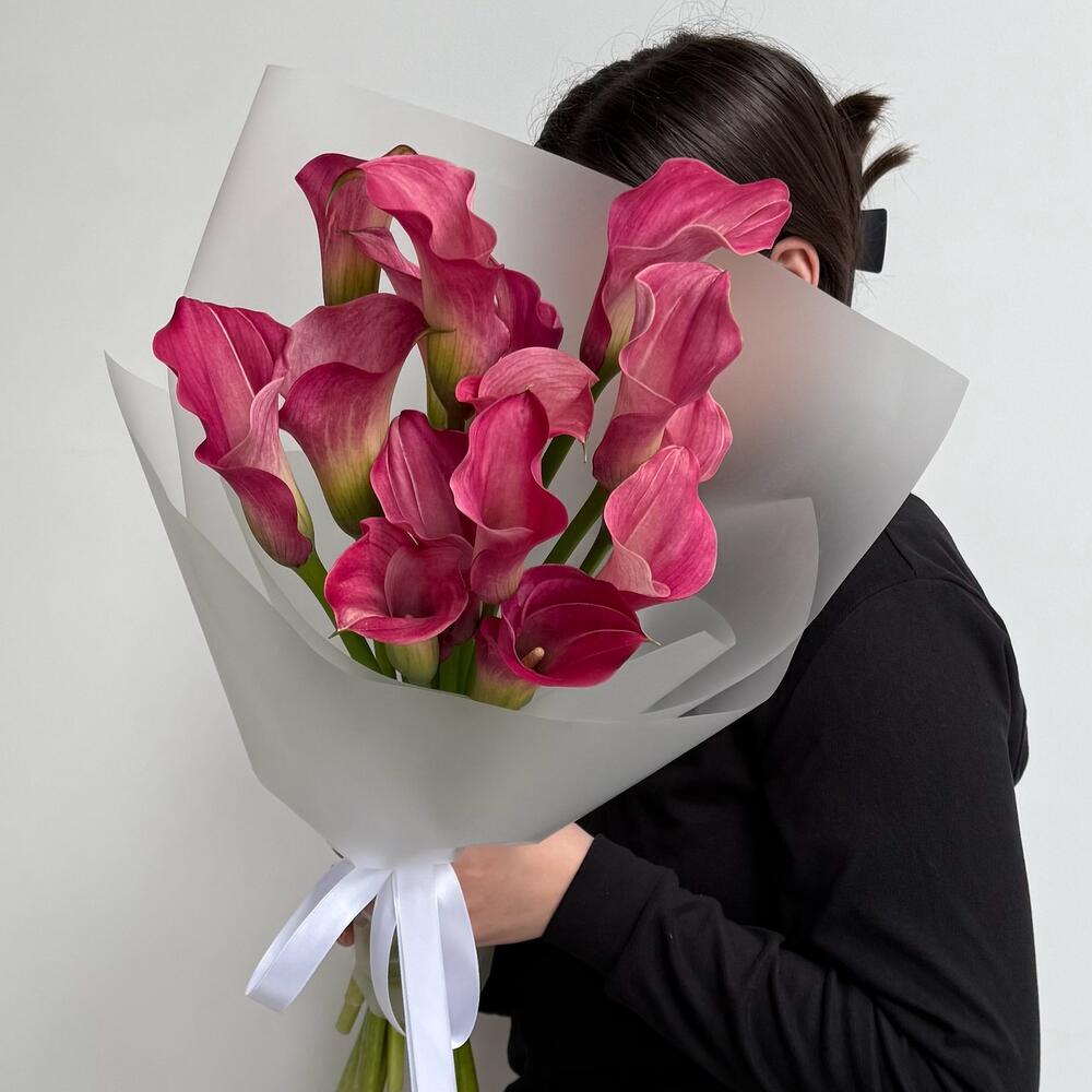 15 розовых калл — вид 4